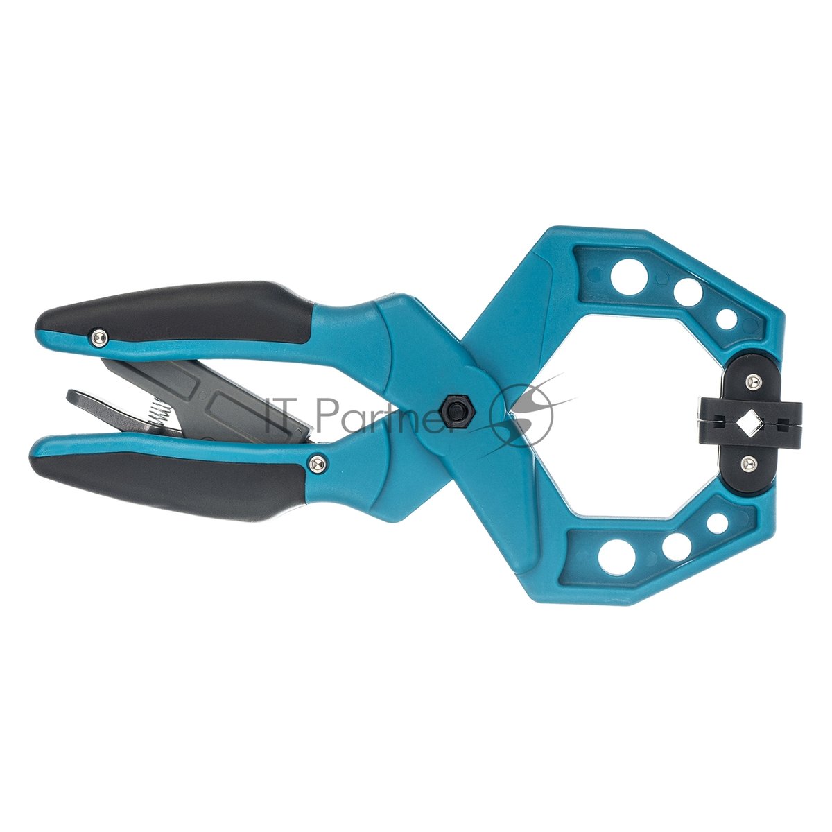 Струбцина клещеобразная Gross 20803 2–1/4"/58 мм пластиковый корпус,храповый механизм жесткой фикс