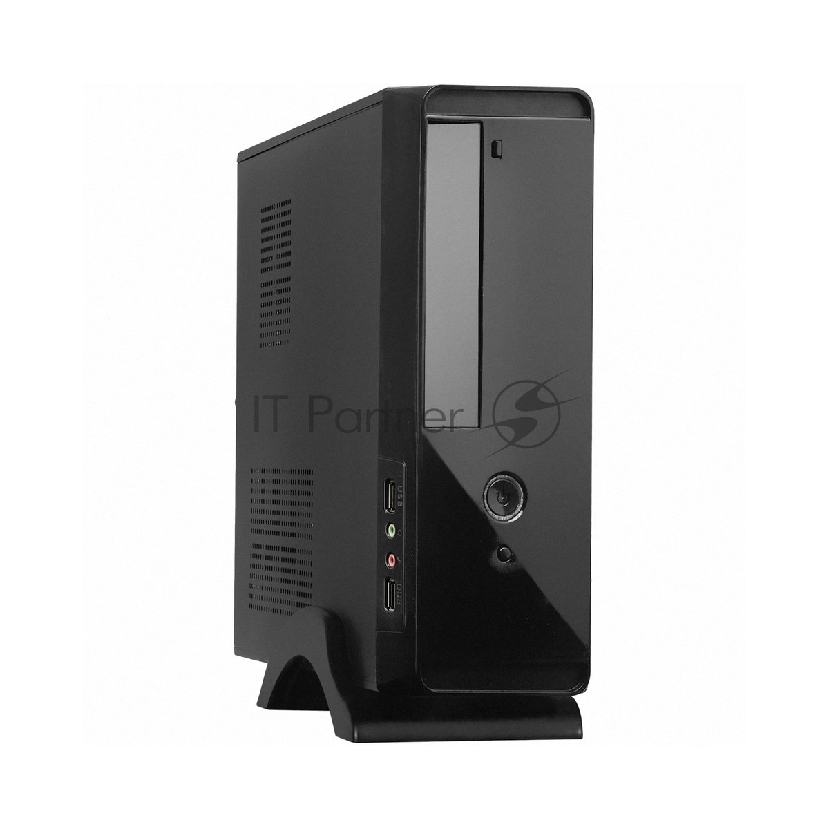 Компьютерный корпус ExeGate EX268702RUS MiniITX ExeGate MI-209 Black, miniITX/mATX, (без БП), 2хUSB, Audio