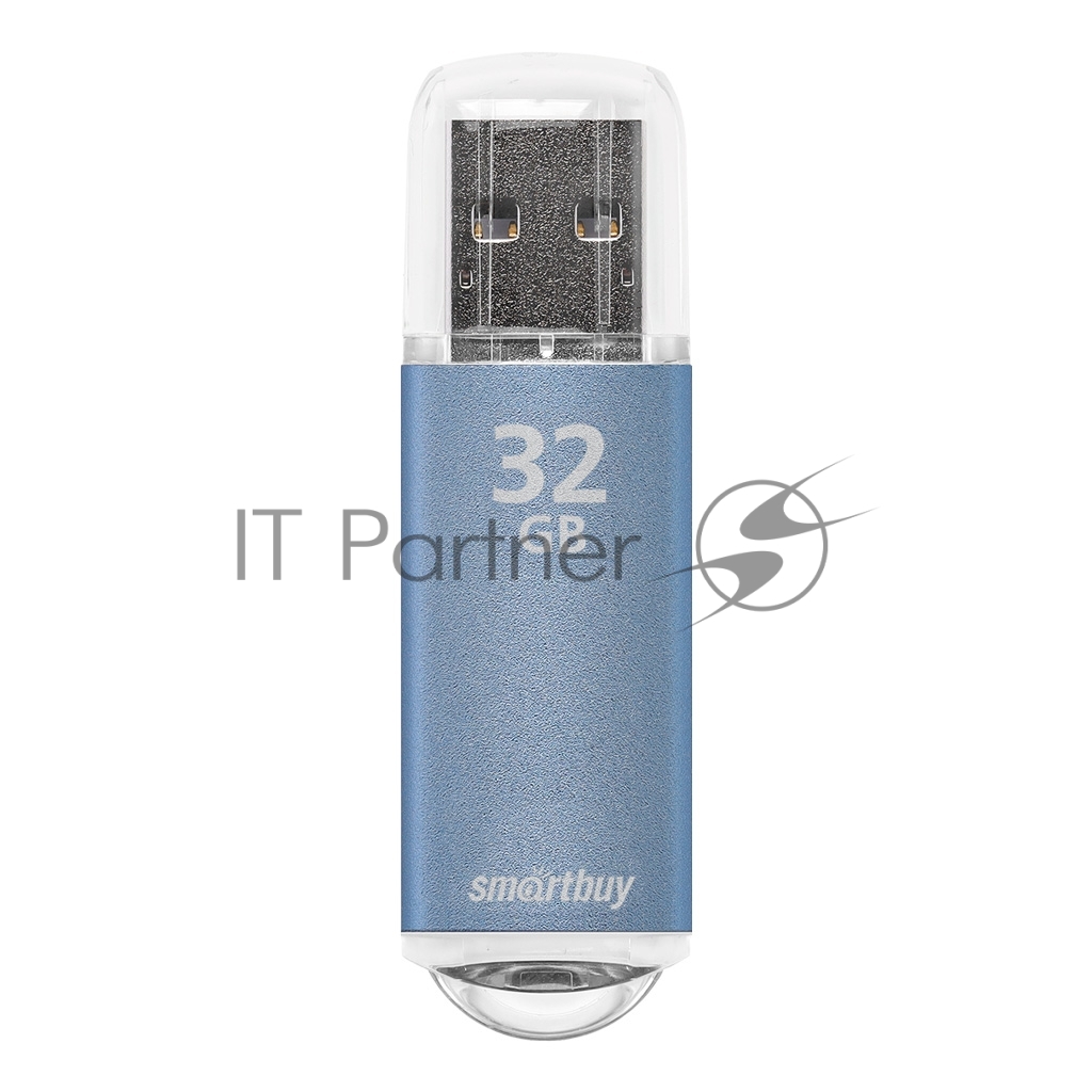 Флешка USB Smartbuy V-Cut series Blue (SB32GbVC-B), 32Gb, USB 2.0, R/W 25/15, голубой