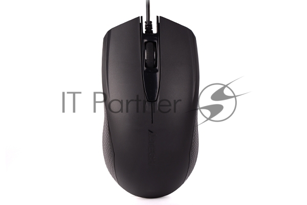 Мышь проводная A4Tech OP-760 черный, 1200 dpi, USB, кнопки - 3