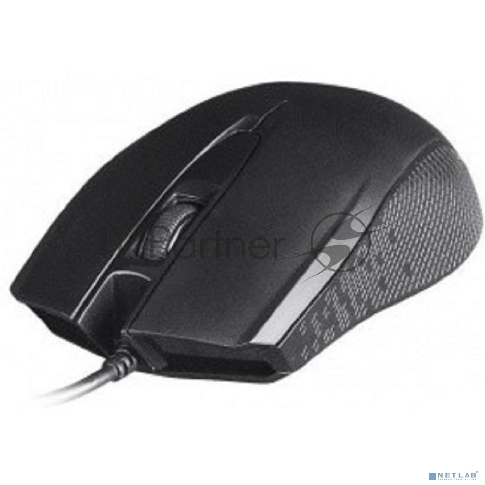 Мышь проводная A4Tech OP-760 черный, 1200 dpi, USB, кнопки - 3