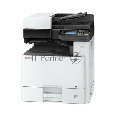 МФУ лазерное Kyocera Ecosys M8124cidn (1102P43NL0), A3, цветной, печ. до 24 стр/мин. (А4) до 12 стр/мин. (А3), скан. до 50 стр/мин., 1200 x 1200 dpi (печать) 600x600dpi (скан.), USB, RJ-45, NFC, Air Print, Mopria