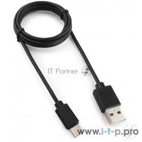 Кабель USB Гарнизон GCC-USB2-AMCM-1M, USB2.0 AM/USB3.1 Type-C, 1м, пакет