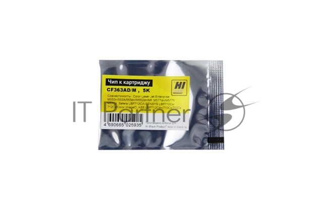 Чип Hi-Black к картриджу HP CLJ Enterprise M552/Canon 040 (CF363A) OEM SIZE, M, 5K