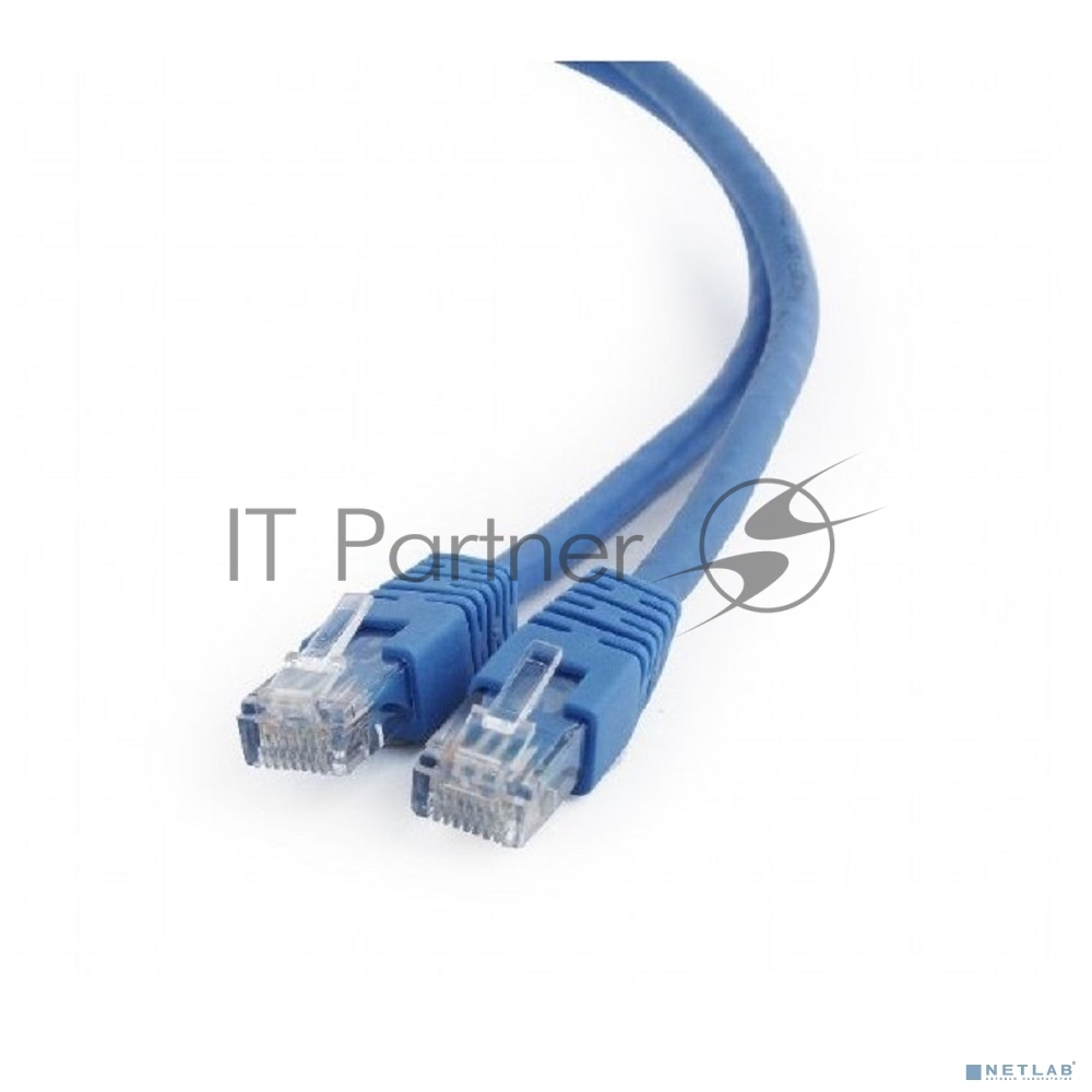Патч-корд UTP Cablexpert cat.6, 0.5м, литой, многожильный, синий
