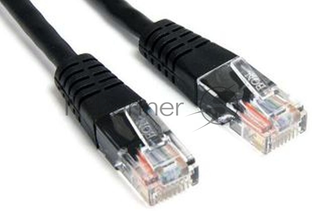 Патч-корд LANMASTER TWT UTP cat.5e, с заливными колпачками, 10.0 м, черный
