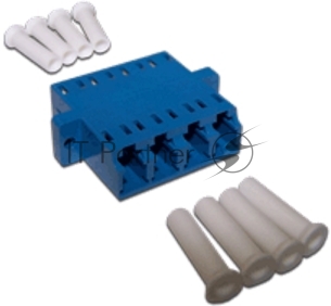TWT-4LC/S-AM-SM Адаптер оптический TWT LC, SM, 4 порта,  корпус дуплекс SC