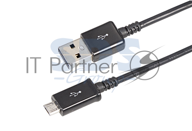 Rexant (18-4268-20) Кабель USB-A – micro USB, 1А, 1м, черный, длинный штекер
