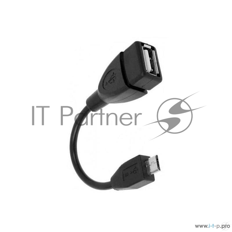 Кабель Rexant (18-1181) USB кабель OTG mini USB на USB шнур 0.15M черный