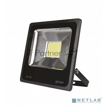 Прожектор светодиодный Gauss LED 50W IP65 6500К черный 1/6