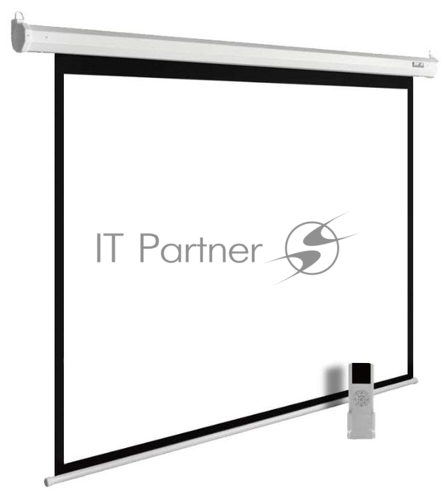 Экран Cactus 360x360 см MotoExpert CS-PSME-360x360-WT 1:1 настенно-потолочный рулонный белый (моторизованный привод)