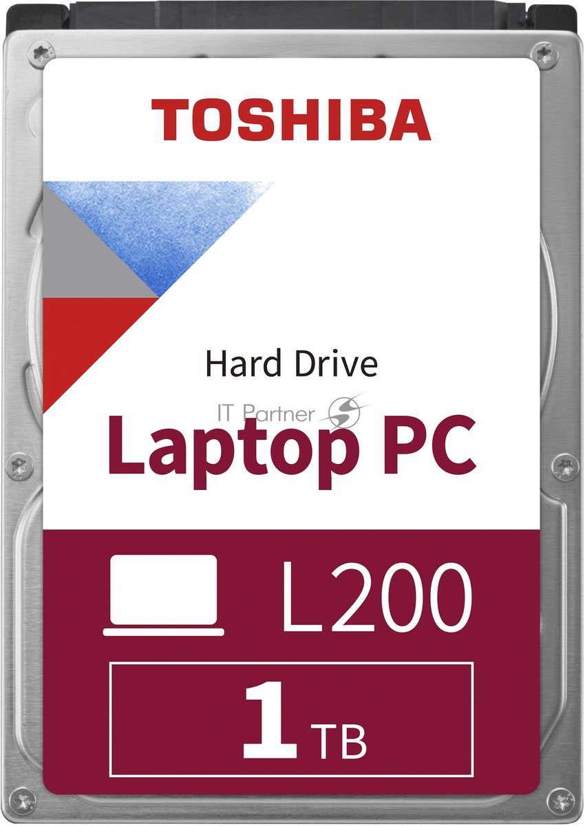 Жесткий диск Toshiba HDD 1Tb L200 Slim (7мм) 2,5" 5400RPM 128MB SATA-III