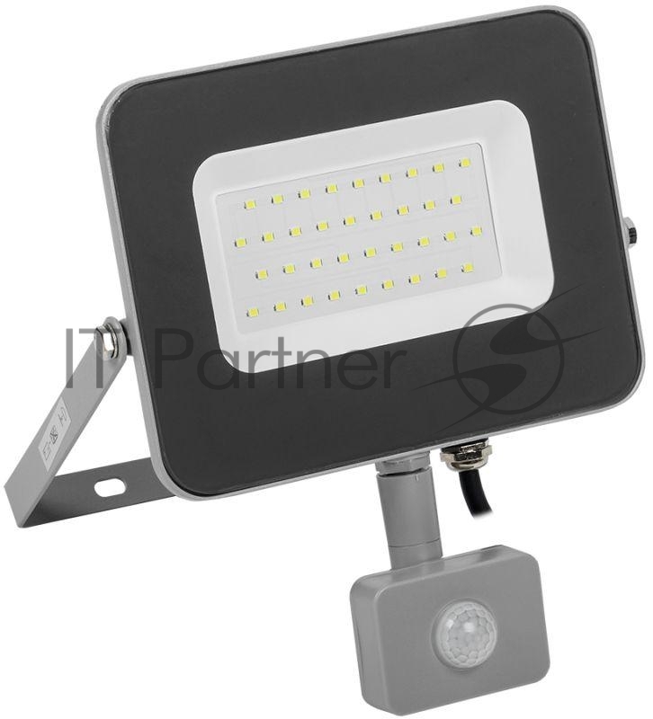 Прожектор IEK LPDO702-30-K03 СДО 07-30Д светодиодный серый с ДД IP44 IEK