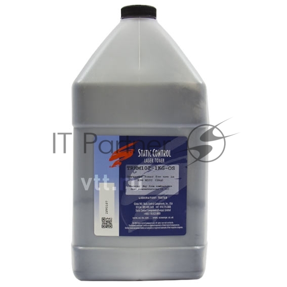Тонер Static Control для HP LJ PM104/132, Bk, 1 кг, флакон