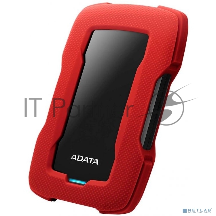 Внешний HDD 2.5" ADATA HD330, 1TB, USB 3.2 Gen 1 Type-A, 5400 rpm, красный