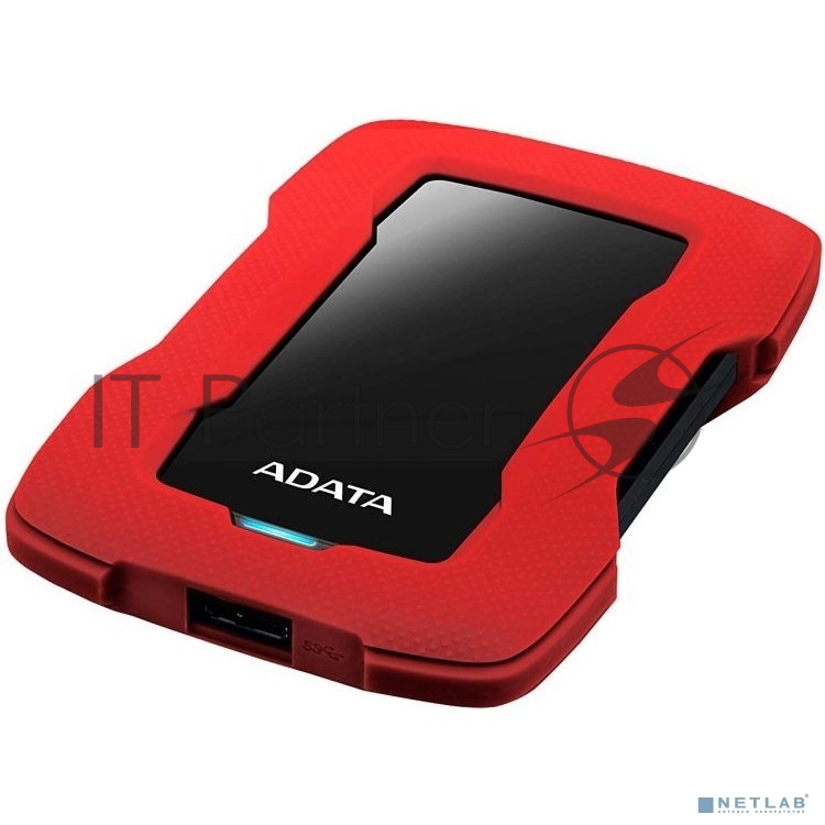 Внешний HDD 2.5" ADATA HD330, 1TB, USB 3.2 Gen 1 Type-A, 5400 rpm, красный