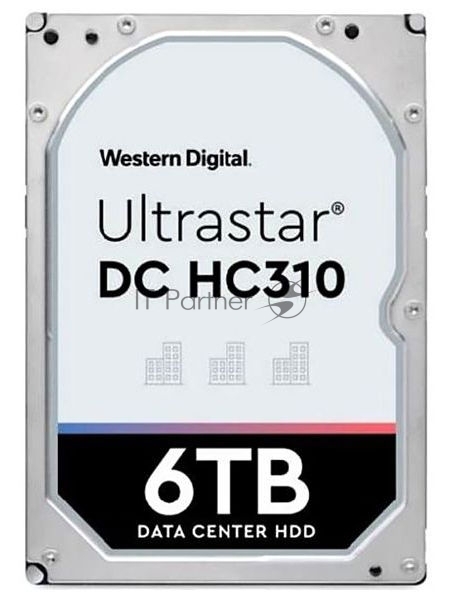 Жесткий диск Western Digital HGST SAS 3.0 6Tb 0B36047 HUS726T6TAL5204 Ultrastar 7K6 (7200rpm) 256Mb 3.5"