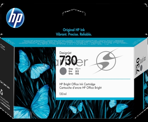 Картридж струйный HP 730 для HP DesignJet T1700, 130 мл, серый