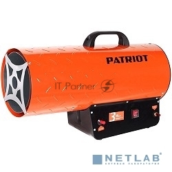 Калорифер газовый PATRIOT GS 50, 50 кВт, 872 мᵌ/ч, пьезо поджиг, редуктор, шланг., шт