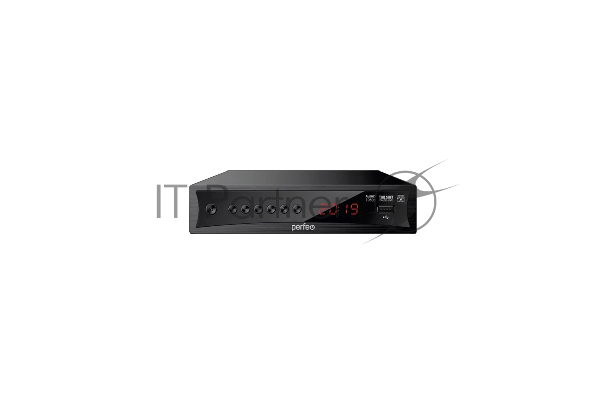 Приставка Perfeo (PF-A4413) CONSUL DVB-T2/C для цифр.TV, Wi-Fi, IPTV, HDMI, 2 USB, DolbyDigital, пульт ДУ
