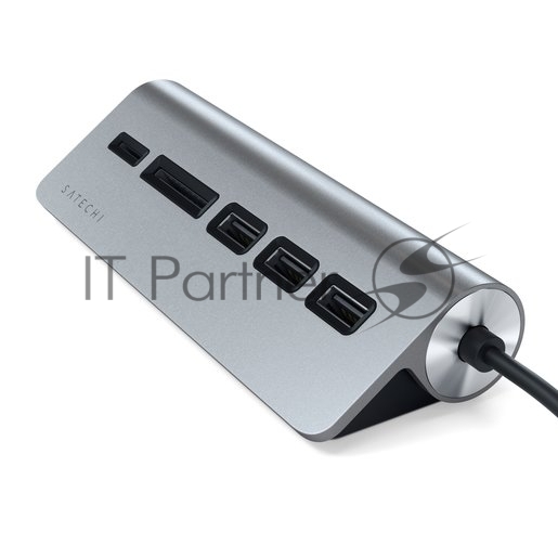 Док-станция Satechi ST-TCHCRM, USB Type-C, USB 3.0/Micro/SD, USB Type-C