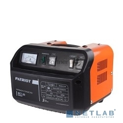 Заряднопредпусковое устройство PATRIOT BCT-20 Boost [650301520] {Вход.напр. 1ф - 220В ±15%, макс.мощн. 450Вт; напр.зарядки 12/24В, ток заряд/boost 12.0/16.0А; емк.бат. 90-180А/час, вес 6.7кг}