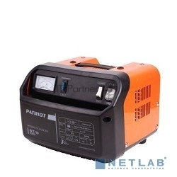 Заряднопредпусковое устройство PATRIOT BCT-10 Boost [650301510] {Вход.напр. 1ф - 220В ±15%, макс.мощн. 100Вт; напр.зарядки 12В, ток заряд/boost 6/8А; емк.бат. 20-100А/час, вес 4.3кг}