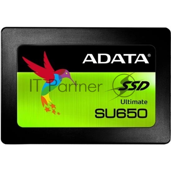 Накопитель SSD ADATA SU650, 480Gb, SATA III, 2.5", R/W 520/450