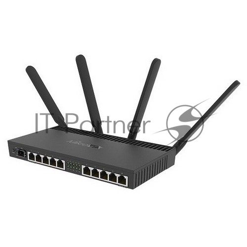 Маршрутизатор MIKROTIK RB4011iGS+5HacQ2HnD-IN 10x10/100/1000 LAN, 1 SFP+, 2,4Ghz/5Ghz, 802.11a/b/g/n/ac