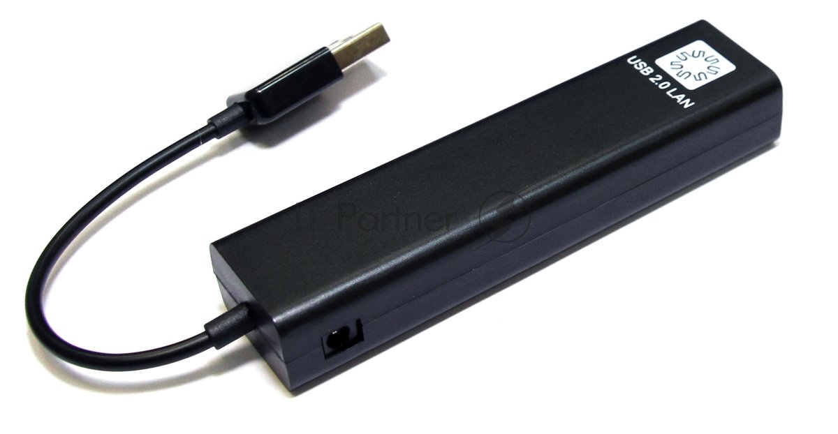 Кабель-адаптер 5bites UA2-45-06BKUSB2.0, 3хUSB2.0, RJ45 100MB, черный