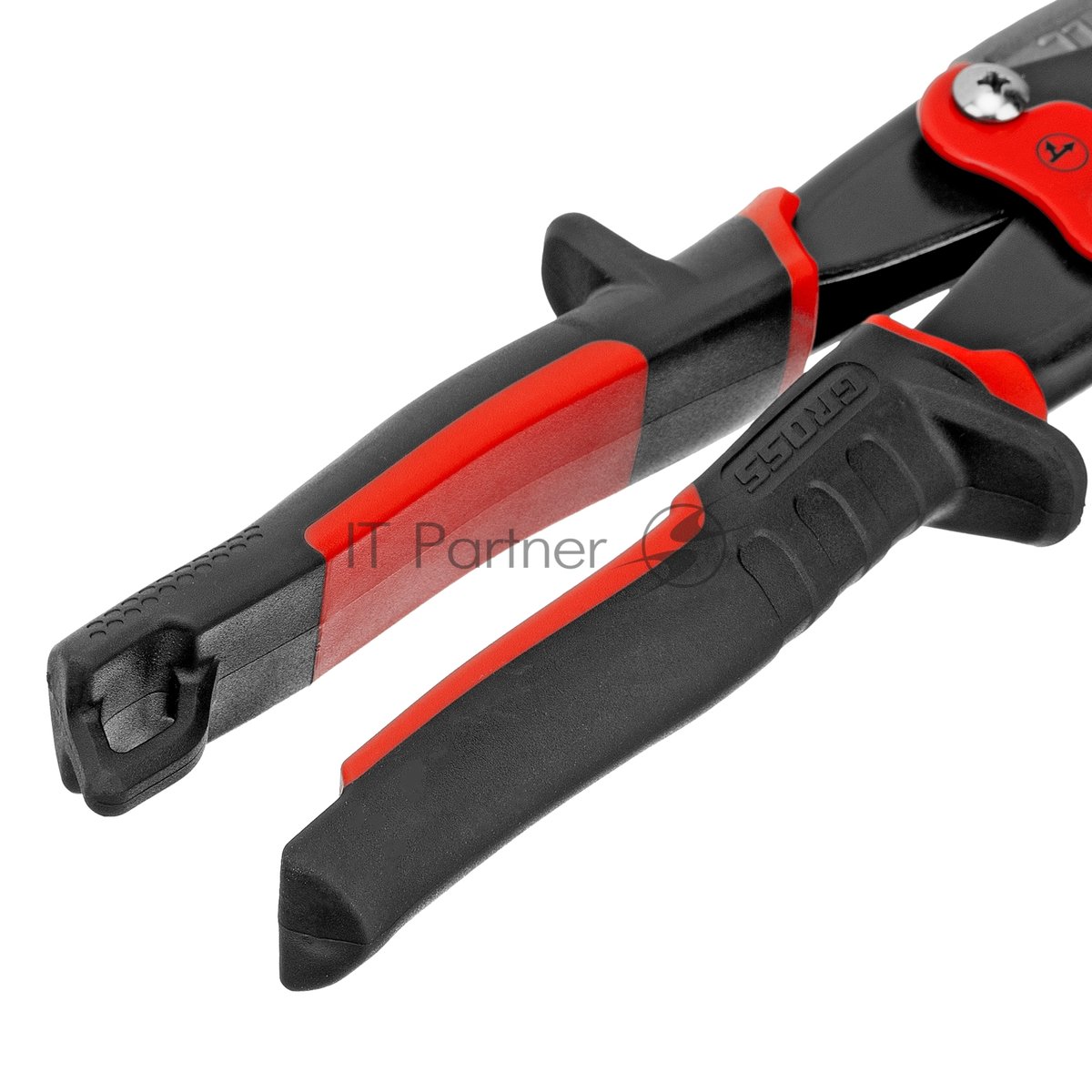 GROSS 78331 Ножницы по металлу Gross 78331 270 мм прямой и левый  проходной  резсталь-СrMo  двухкомп. рук-ки