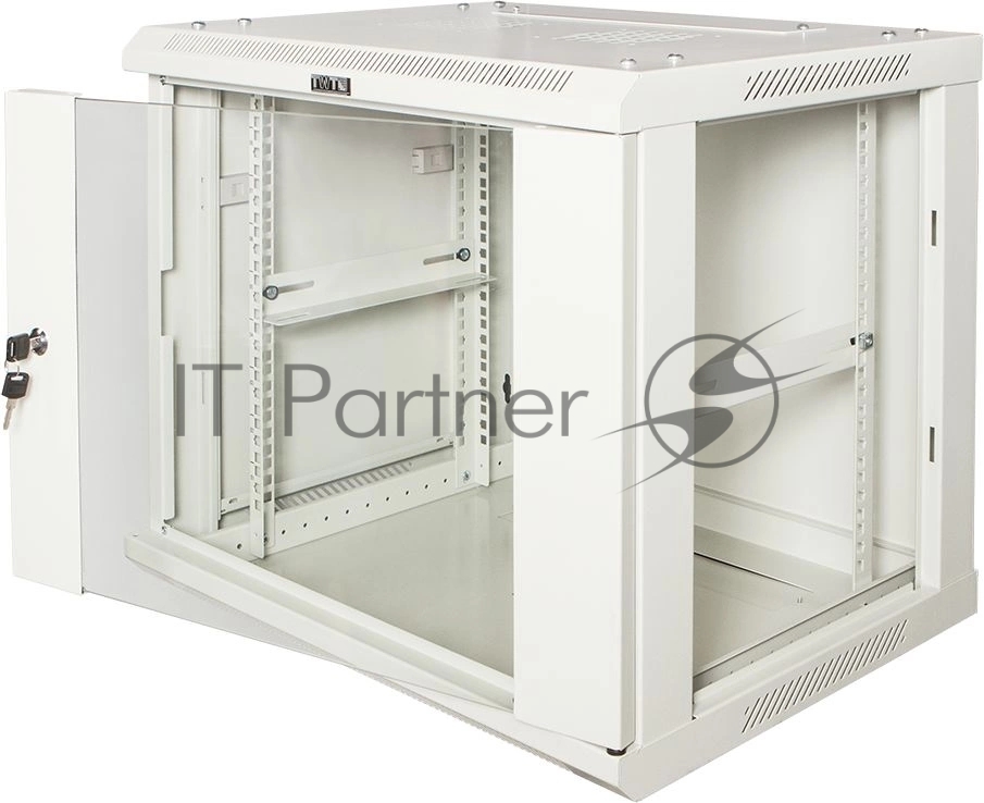 Шкаф коммутационный Lanmaster Pro (TWT-CBWPG-12U-6X8-GY) настенный 12U 600x800мм пер.дв.стекл 60кг серый 700мм 33.4кг 635мм IP20 металл