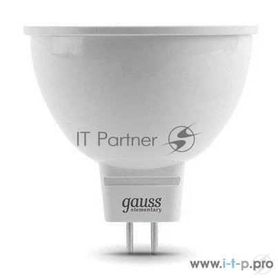 Лампа светодиодная Gauss LED Elementary MR16 GU5.3 7W 530lm 3000K 1/10/100 0