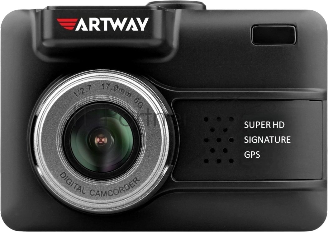 Видеорегистратор Artway MD-105, 2304x1296, 2.4", GPS, G-сенсор, GPS-информатор