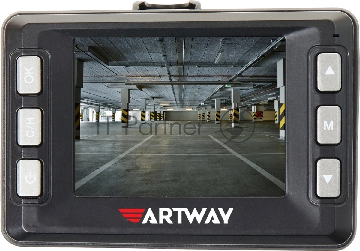 Видеорегистратор Artway MD-105, 2304x1296, 2.4", GPS, G-сенсор, GPS-информатор