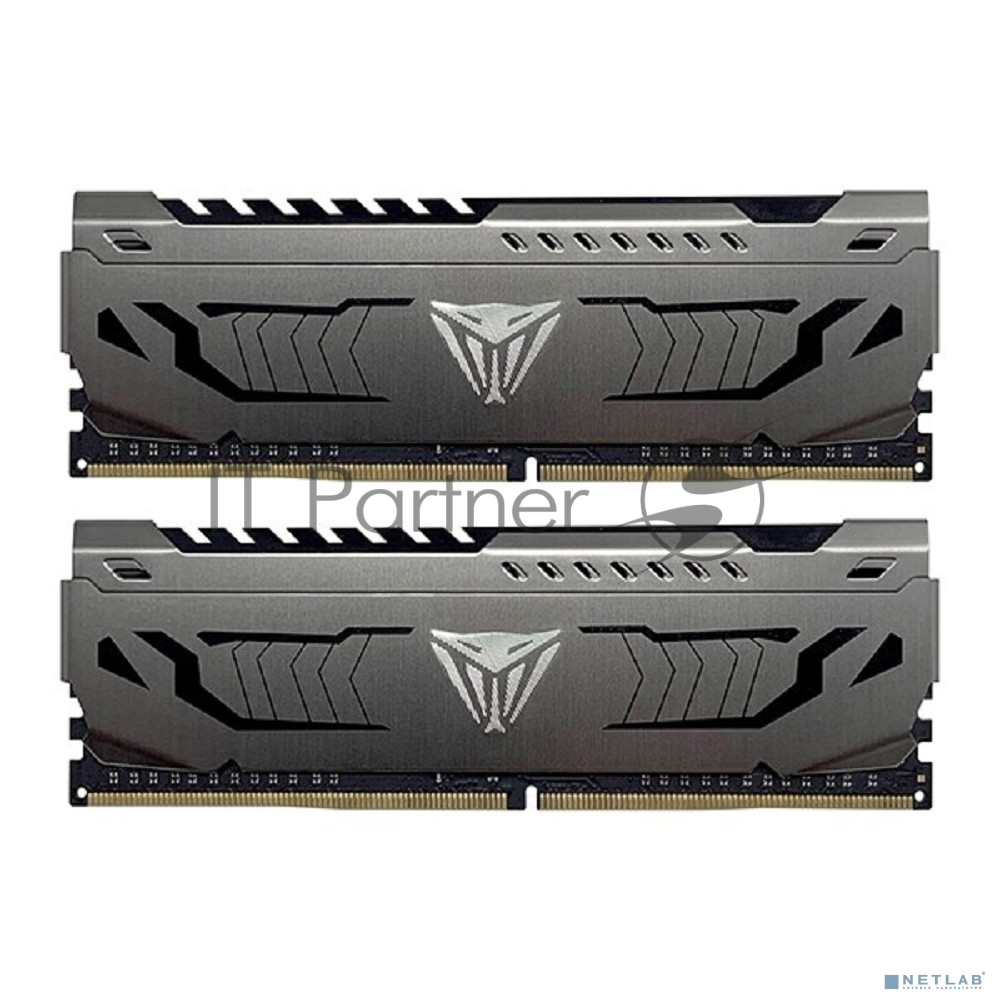 Оперативная память Patriot Viper Steel, DDR4, 32GB (2x16 GB), 3200 MHz, CL16, DIMM, радиатор, черный