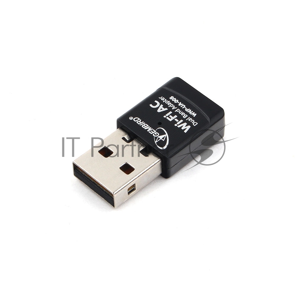 Сетевой двухдиапазонный Wi-Fi мини USB-адаптер Gembird 600 Мбит, USB, 802.11b/g/n/ac/а