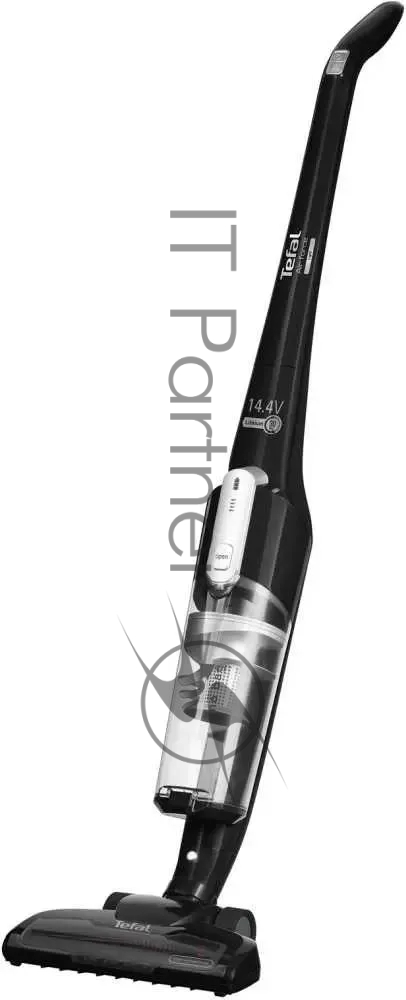 Пылесос вертикальный Tefal TY6545RH черный, питание от аккумулятора, уборка сухая, пылесборник 0.65 л