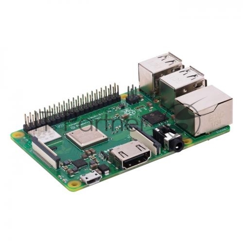 Микрокомпьютер Raspberry Pi 3 Model B+ Retail, 1GB RAM, Cortex-A53 (ARMv8) 64-bit SoC @ 1.4GHz Broadcom BCM2837B0 CPU, WiFi, Bluetooth, 40-pin extended GPIO, 4x USB 2.0, HDMI, CSI camera port, DSI displ.port, MicroSD port (137-3331) , (БП и корпус покупается отдельно),
