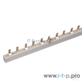 Шина IEK YNS21-1-063-22-12 соединительная типа PIN (12 штырей) 1Р 63А 22 см IEK