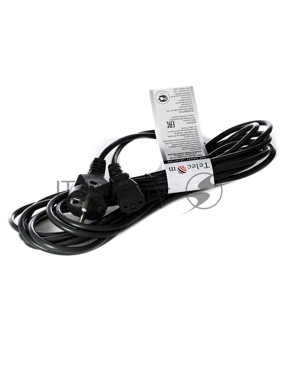 Кабель компьютер - розетка 220V <5.0м> (Европейский стандарт) TP021-5.0-BK Кабель компьютер - розетка 220V <5.0м> (Европейский стандарт) TP021-5.0-BK