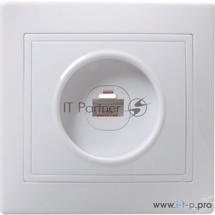 Розетка IEK EKK10-K01-DM РК10-КБ 1местн. комп. КВАРТА (белый)