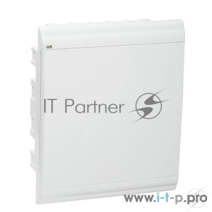 Бокс IEK MKP82-V-24-WD-41-10 ЩРВ-П-24 модуля встраив.пластик IP41 PRIME белая дверь