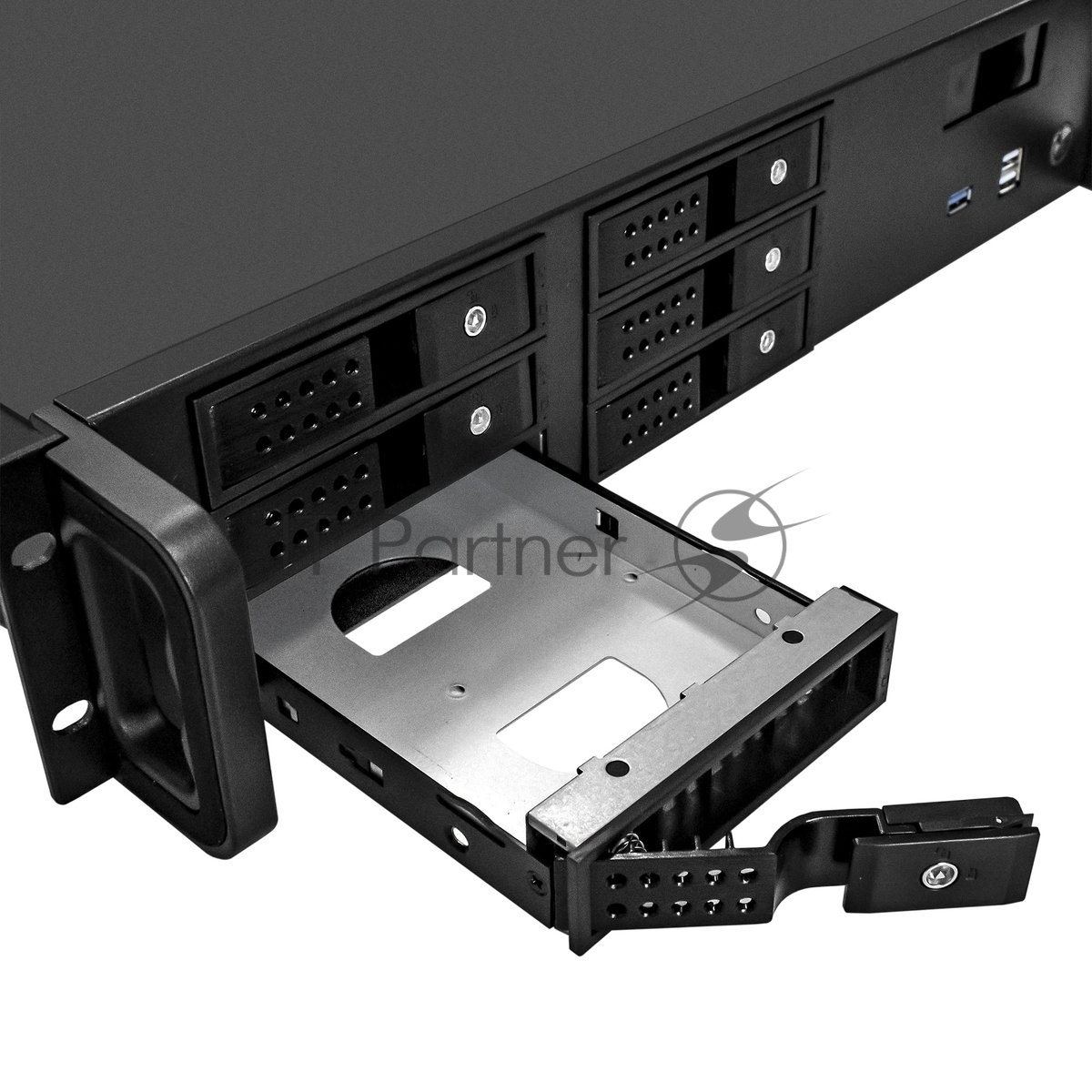 Exegate EX279754RUS Серверный корпус Exegate Pro 2U480-HS06 <RM 19",  высота 2U, глубина 480, БП 600ADS, 6xHotSwap, USB>