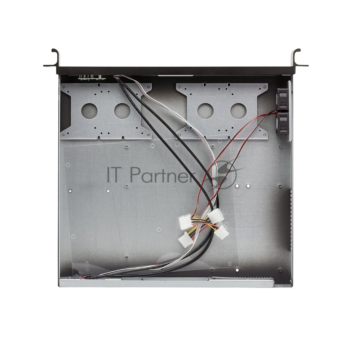 Exegate EX279686RUS Серверный корпус Exegate Pro 1U390-01 <RM 19",  высота 1U, глубина 390, без БП, USB>