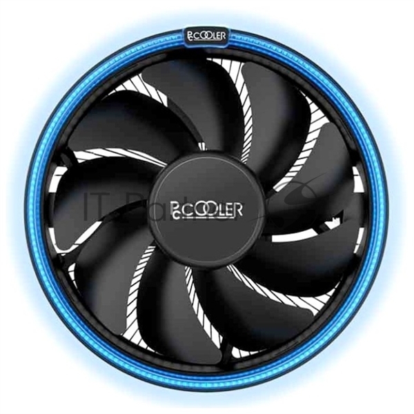 Кулер PCCooler E126MB черный 120мм алюминий 1800rpm 26.5db 4-pin 92W 70мм
