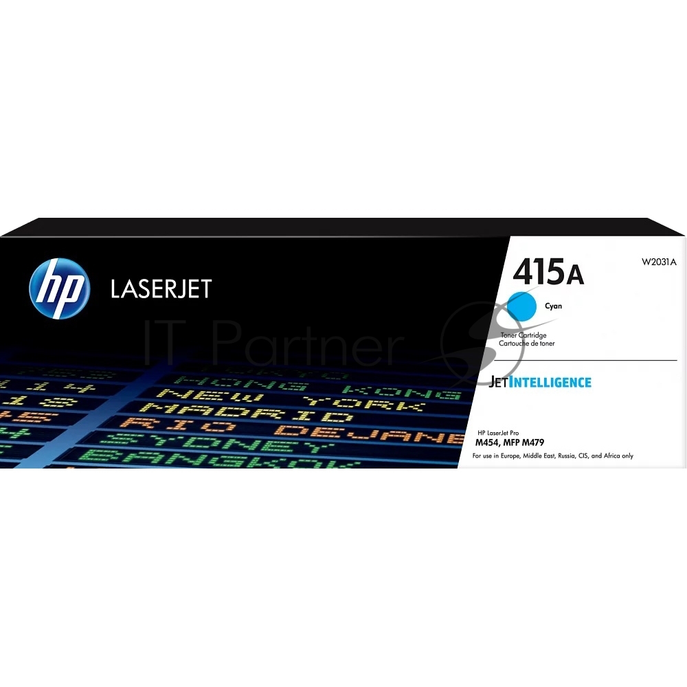 Тонер Картридж HP 415A W2031A голубой (2100 стр.) для HP HP LJ M454/MFP M479