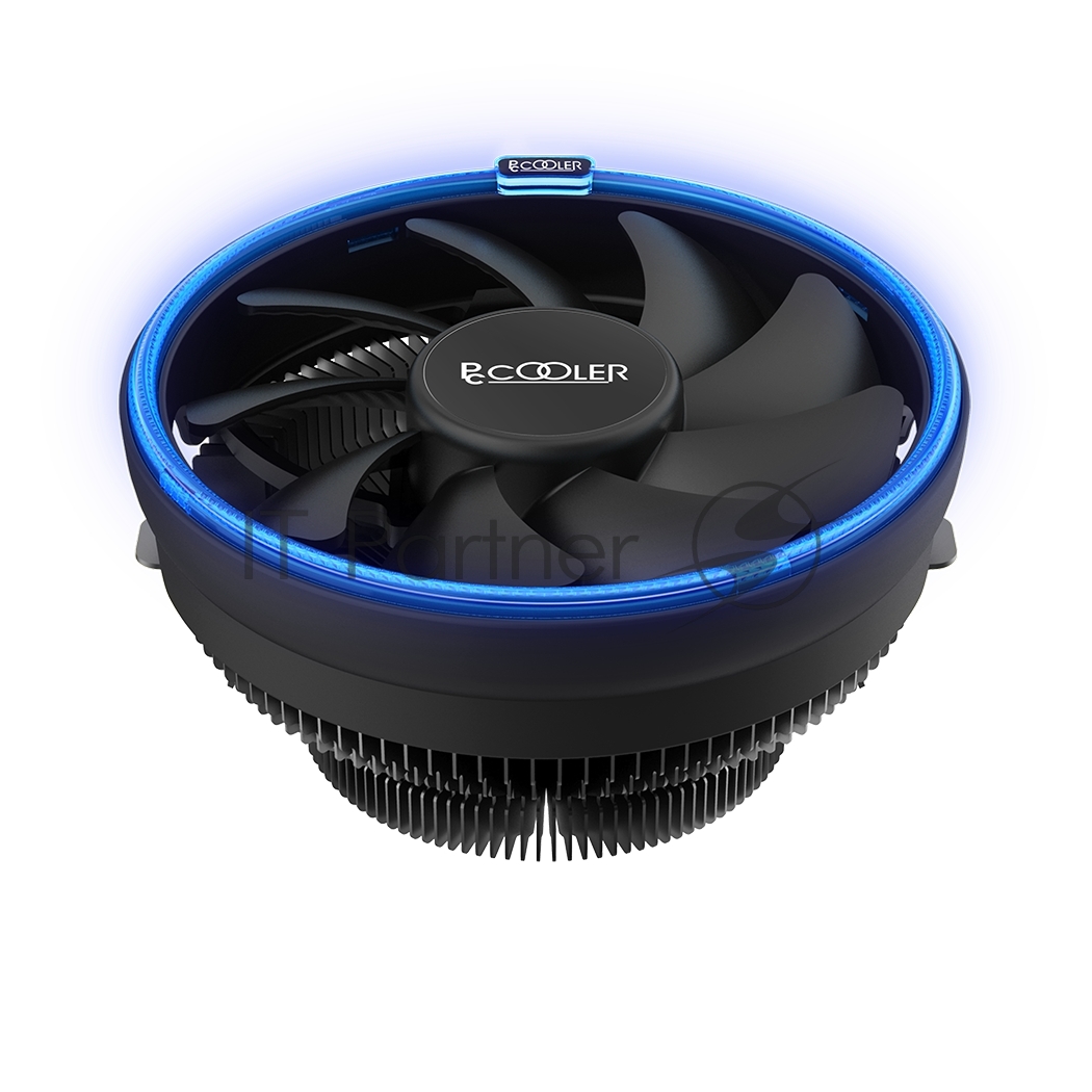 Кулер PCCooler E126MB черный 120мм алюминий 1800rpm 26.5db 4-pin 92W 70мм