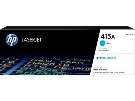 Тонер Картридж HP 415A W2031A голубой (2100 стр.) для HP HP LJ M454/MFP M479