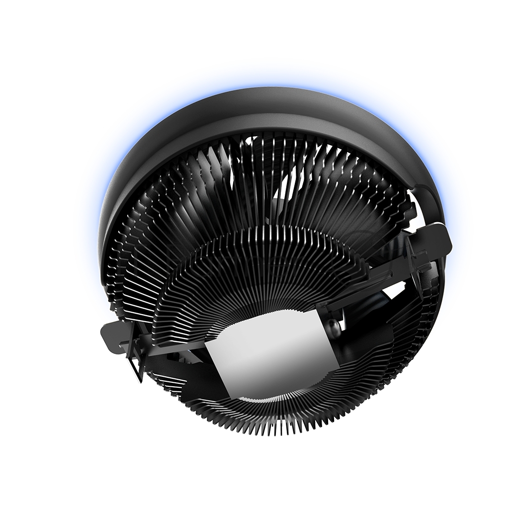 Кулер PCCooler E126MB черный 120мм алюминий 1800rpm 26.5db 4-pin 92W 70мм
